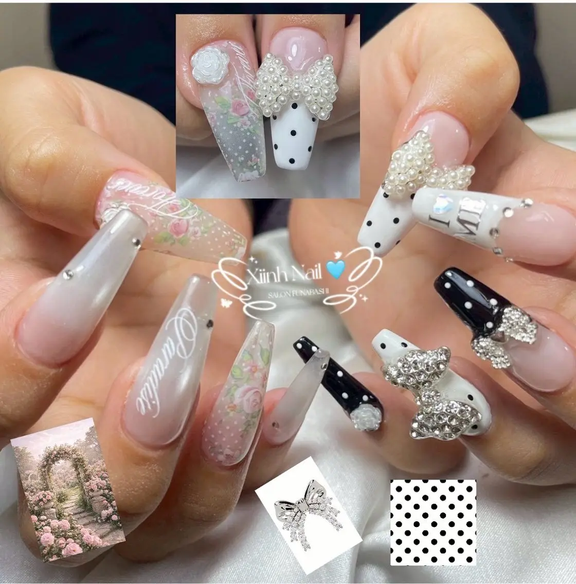 ネイル チークネイル 桜ネイル 長さ出し フットネイル ジェルネイル ハンドネイル XIINH NAIL SALONのネイルデザイン