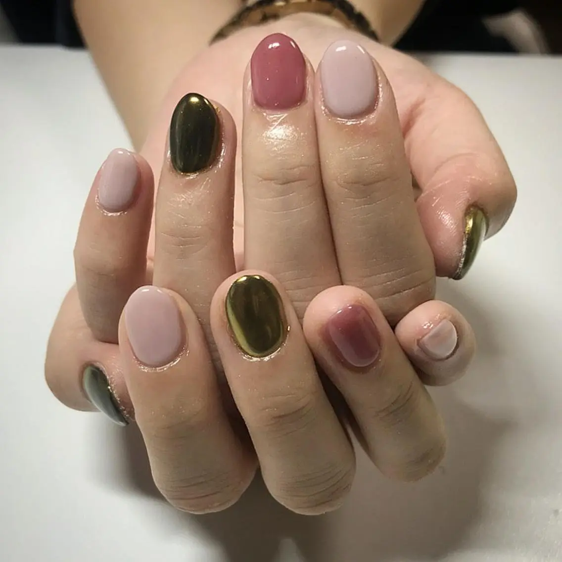 ネイル ミラーネイル ハンドネイル ハンドケア lylynail YUUKAのネイルデザイン
