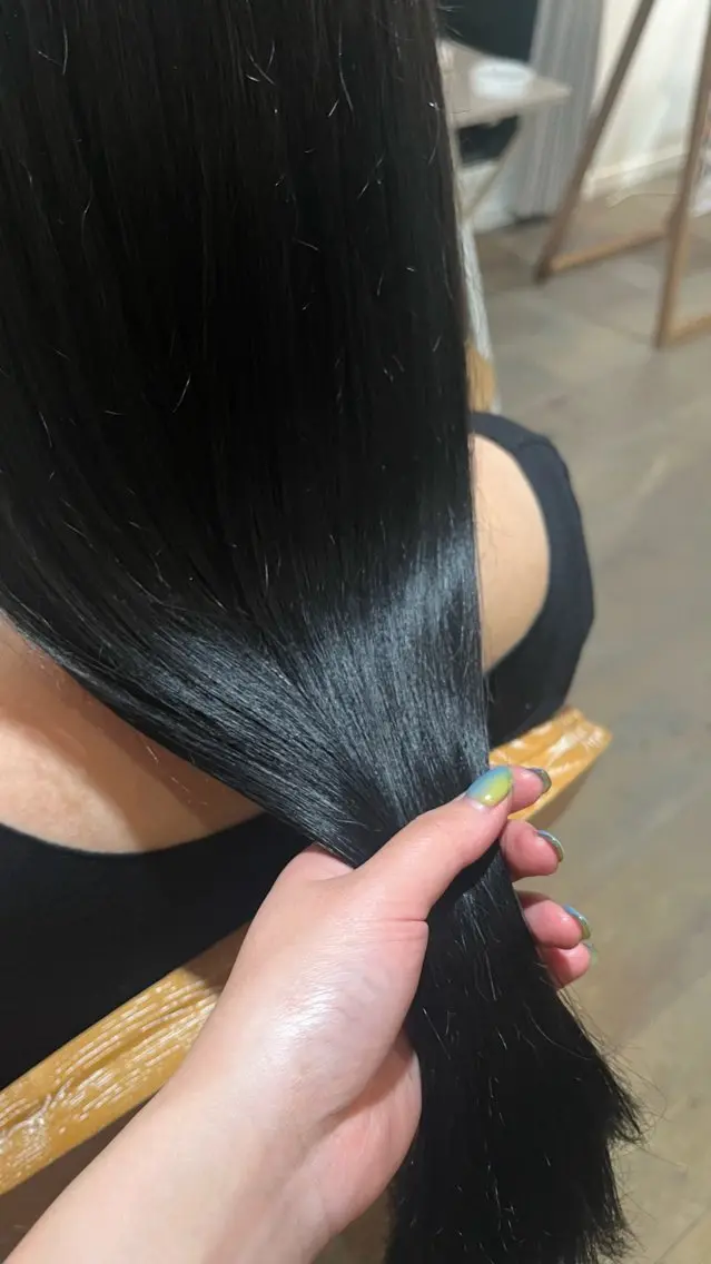 ロング カラー カンノ シュンのヘアスタイル