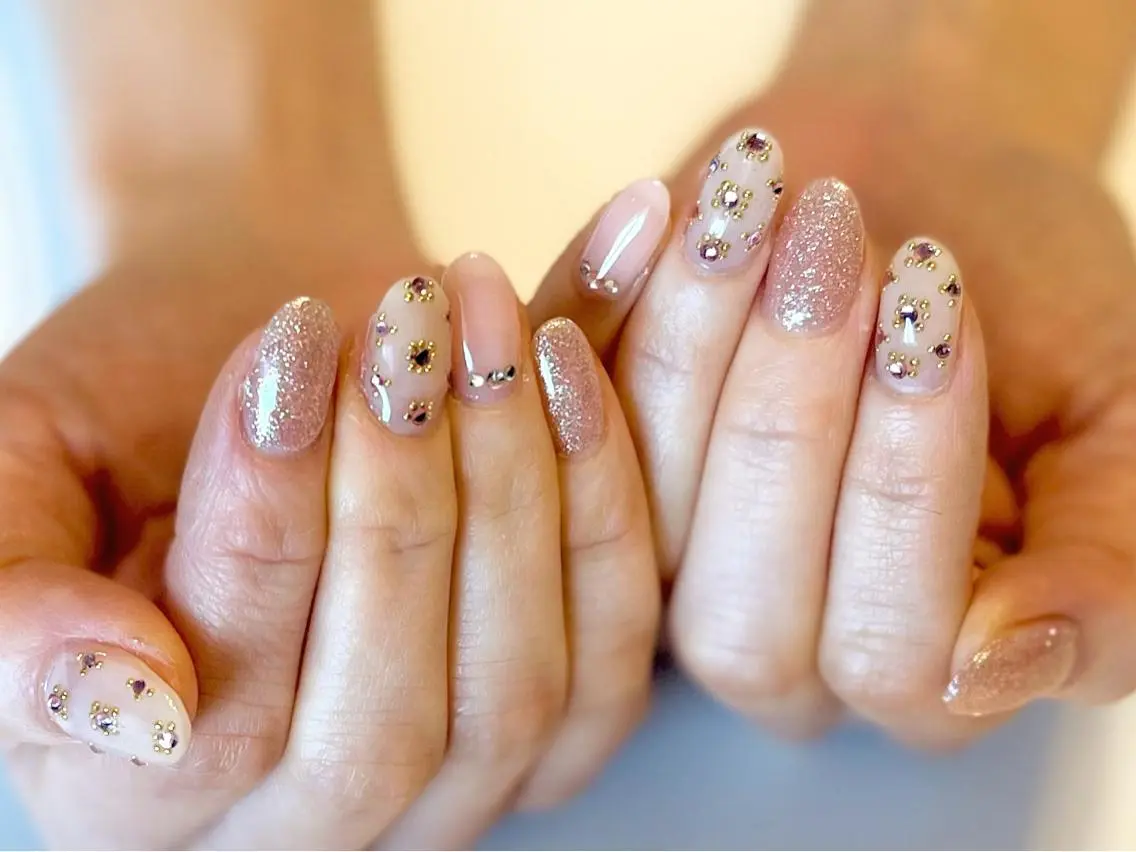 ネイル ドット フットネイル ニュアンスネイル シンプルネイル 春ネイル nail fufla ♡yamane♡のネイルデザイン