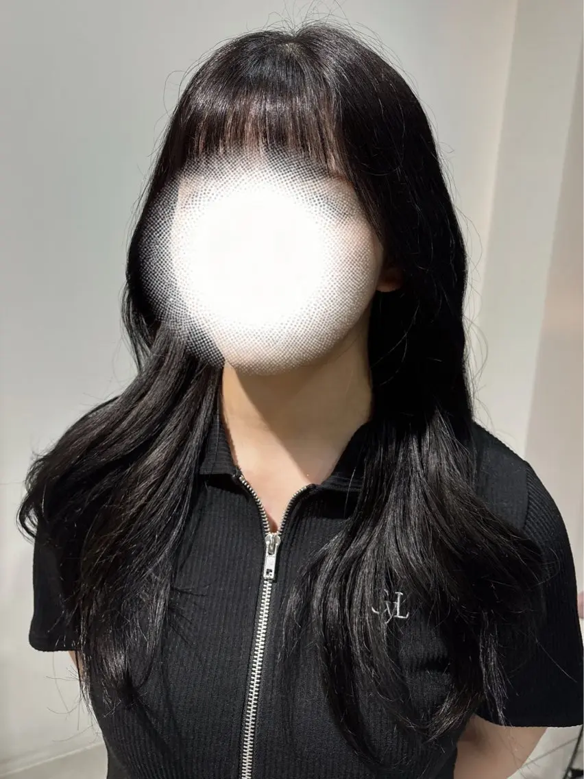 ロング カラー 髪質改善 韓国風ヘア トリートメント ヘアカラー トリートメント 美髪✨️/RAF/ AINEのヘアスタイル