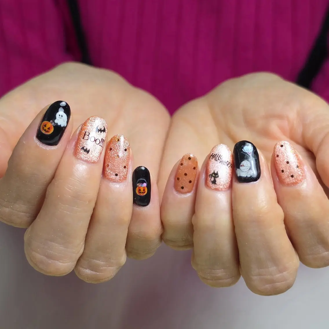 ネイル ハロウィン ハンドネイル Any&co 【エニコ】のネイルデザイン