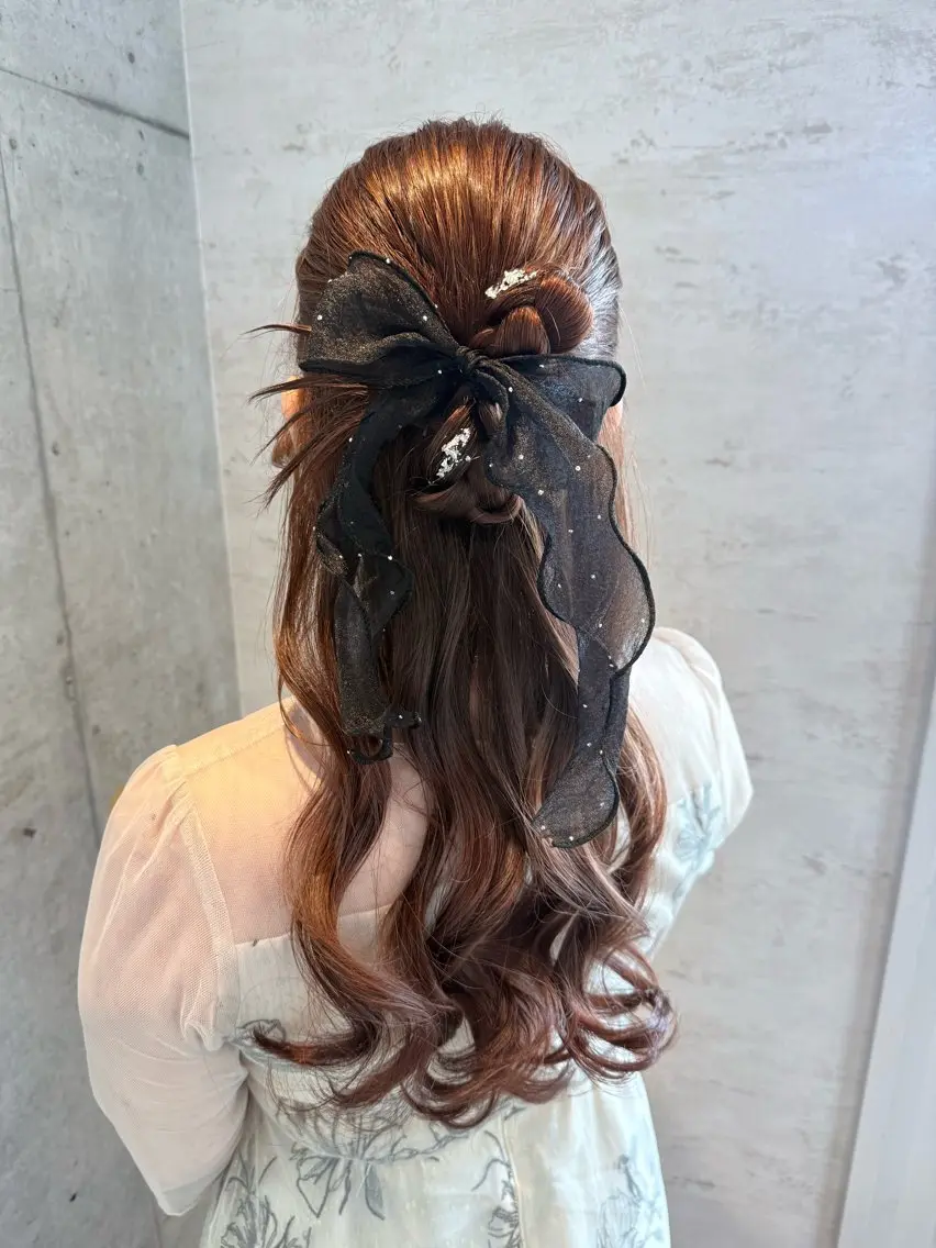 ヘアアレンジ はやしほのか｜ ヘアセット×カラーのヘアスタイル