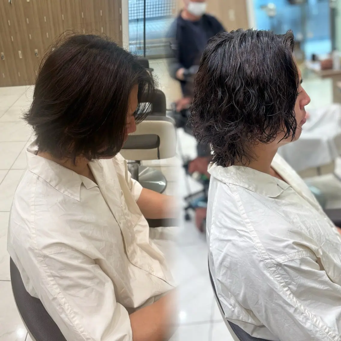 パーマ メンズ カット パーマ 縮毛矯正/パーマ ⭐️安井七海のヘアスタイル