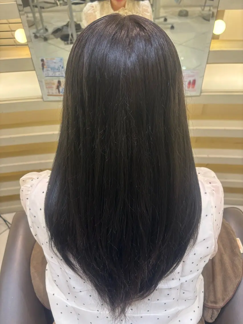 ミディアム カラー ヘアカラー トリートメント ハイライトナチュラル /海外風/ワカナ🌺のヘアスタイル