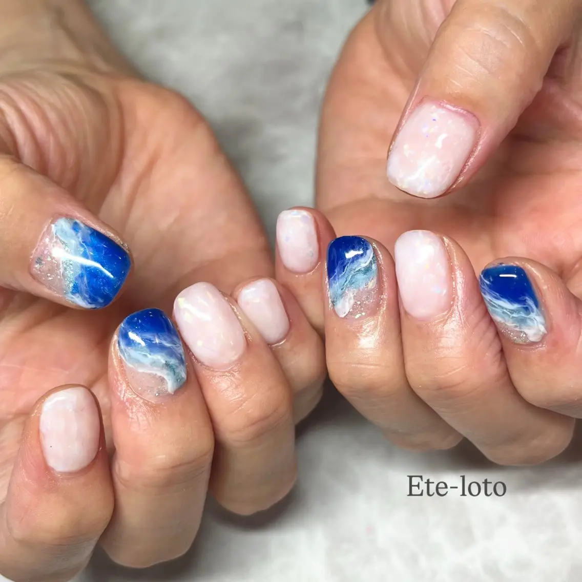 ネイル 夏ネイル ハンドネイル nail bar Ete-lotoのネイルデザイン