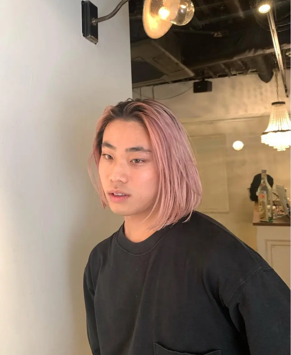 ミディアム カット ヘアカラー さくらい まりこのヘアスタイル