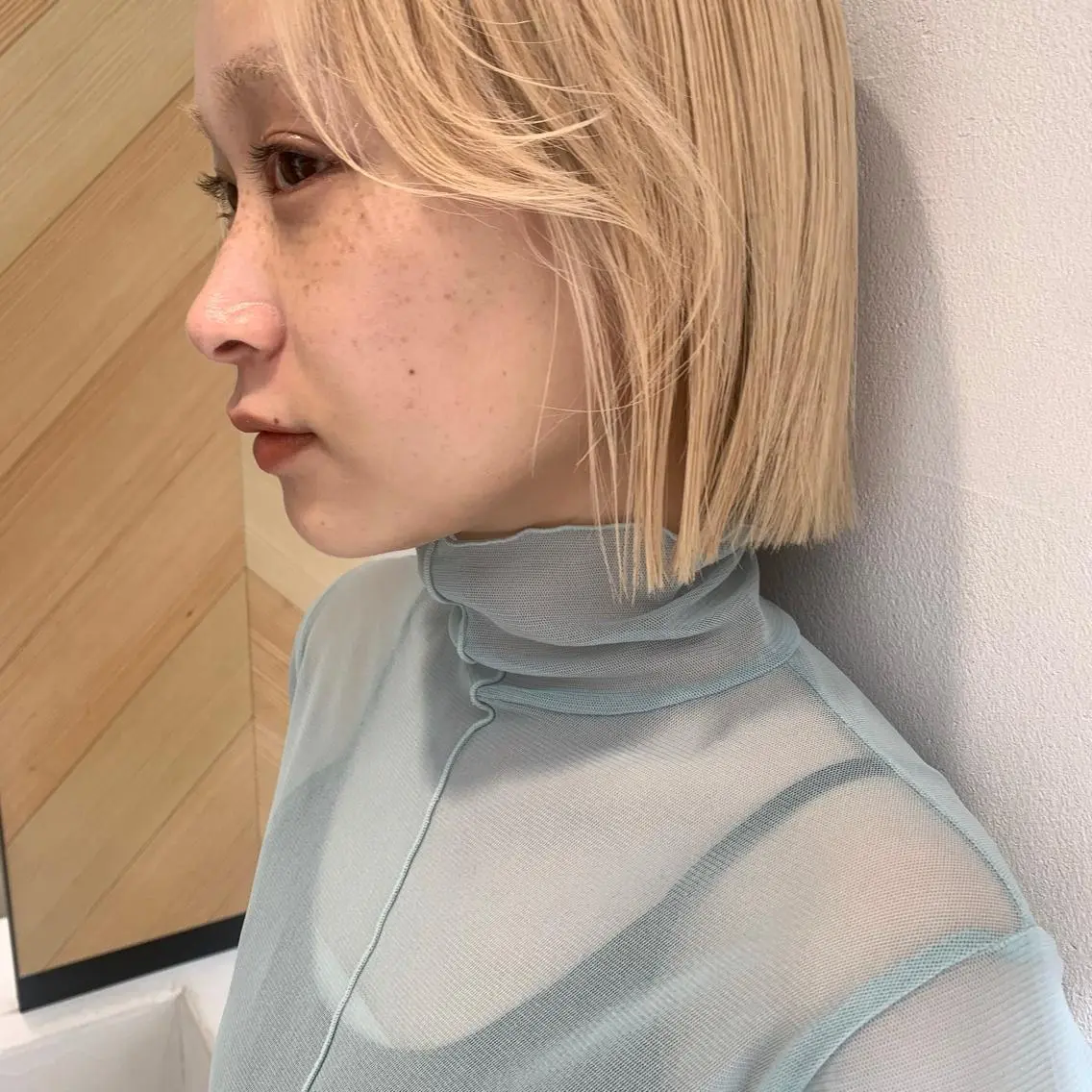 セミロング カラー ブリーチなしWカラー /レイヤー🎀マリノのヘアスタイル