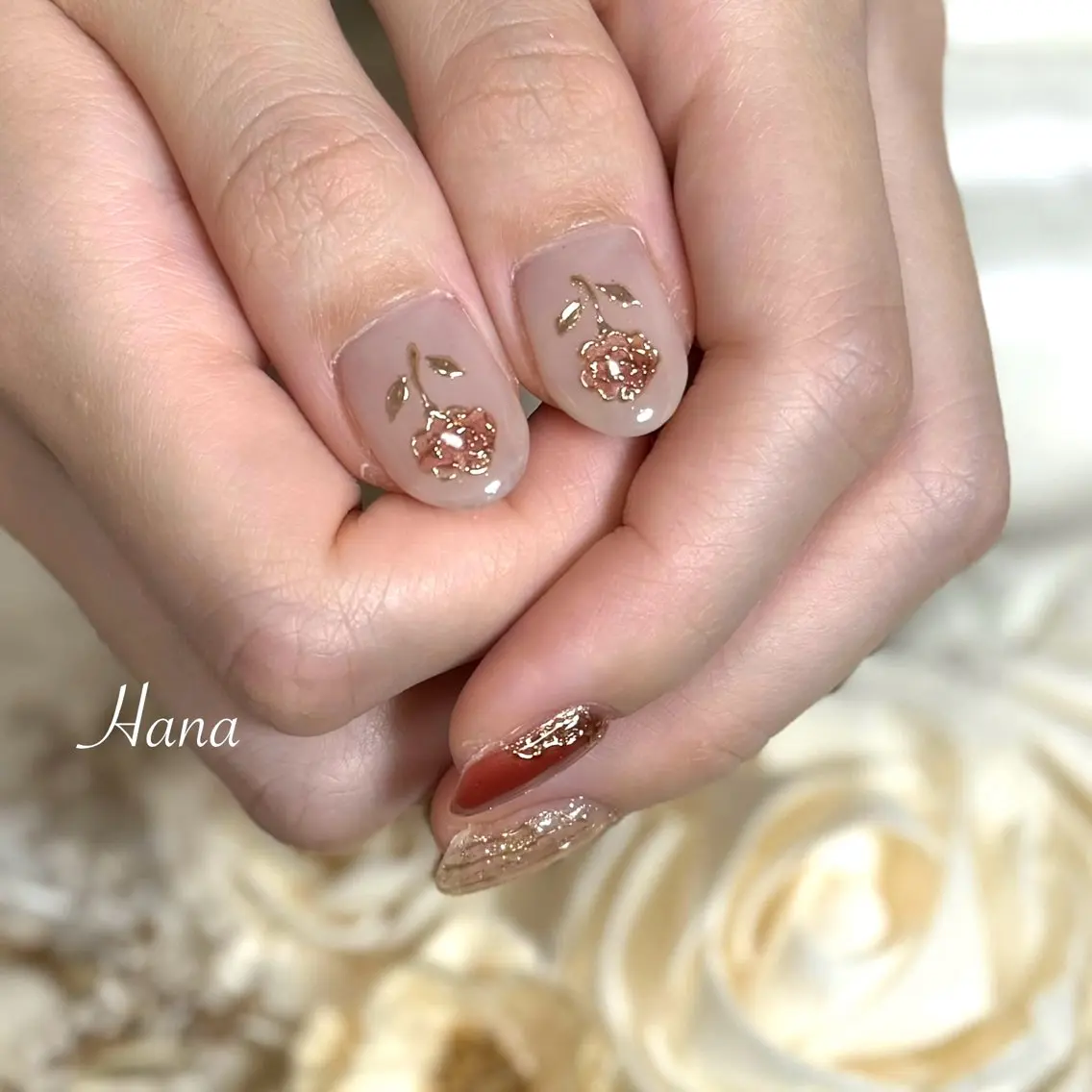 ネイル ハンドネイル Hana_ Rieのネイルデザイン