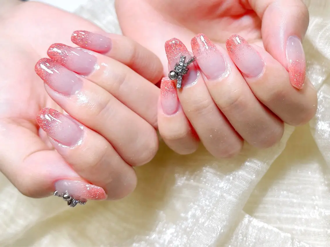 ネイル ハンドネイル 🎀ネイルサロン エクラYUI🎀のネイルデザイン