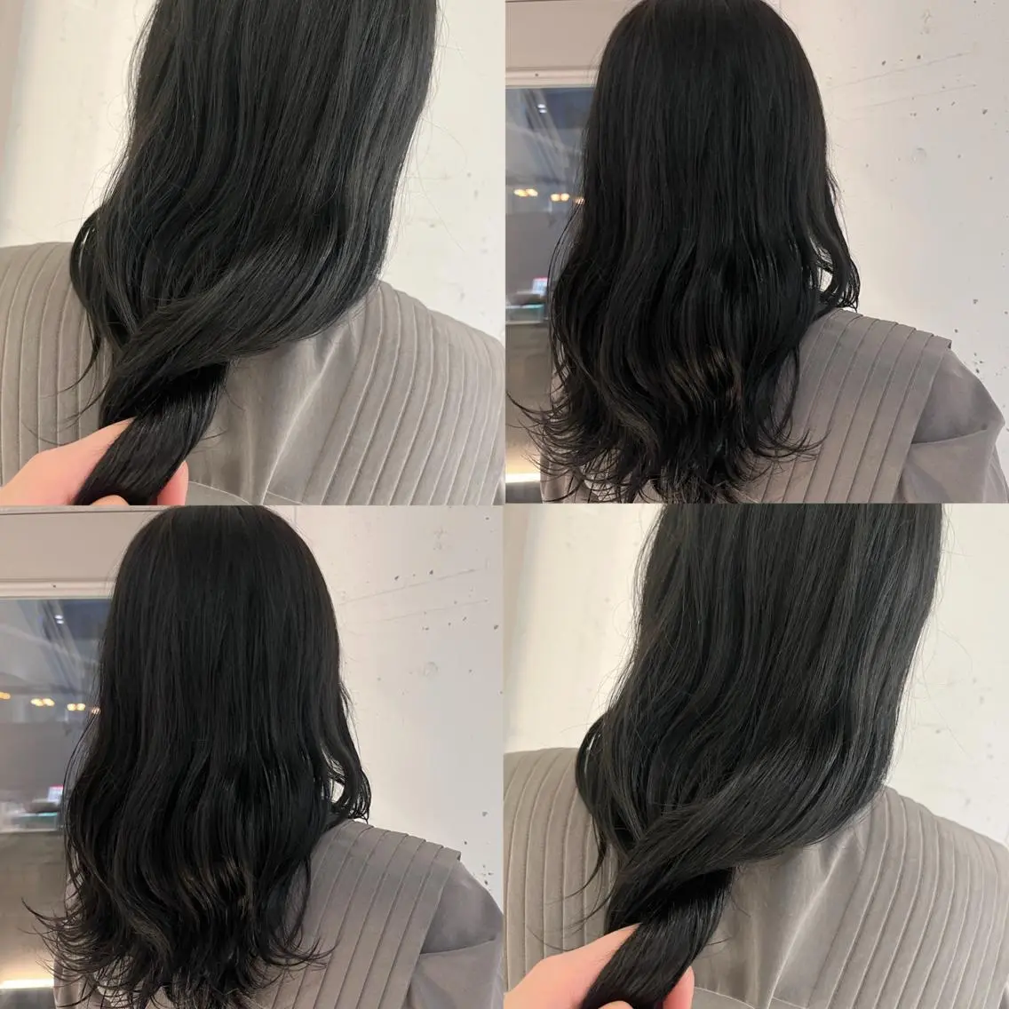ロング カラー 透明感カラー グレージュ カット ヘアカラー トリートメント ヘッドスパ ヘアセット カジュアルを女っぽく 𝗮𝘆𝗮𝗰𝗼のヘアスタイル