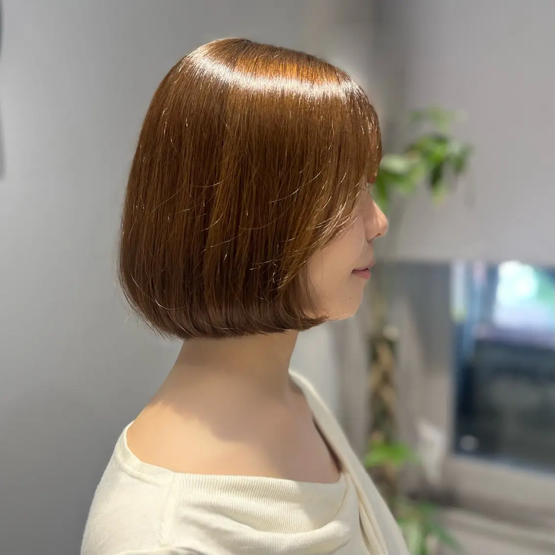 ミディアム ボブ 無料カットモデル 指名率No.1✅ユナのヘアスタイル