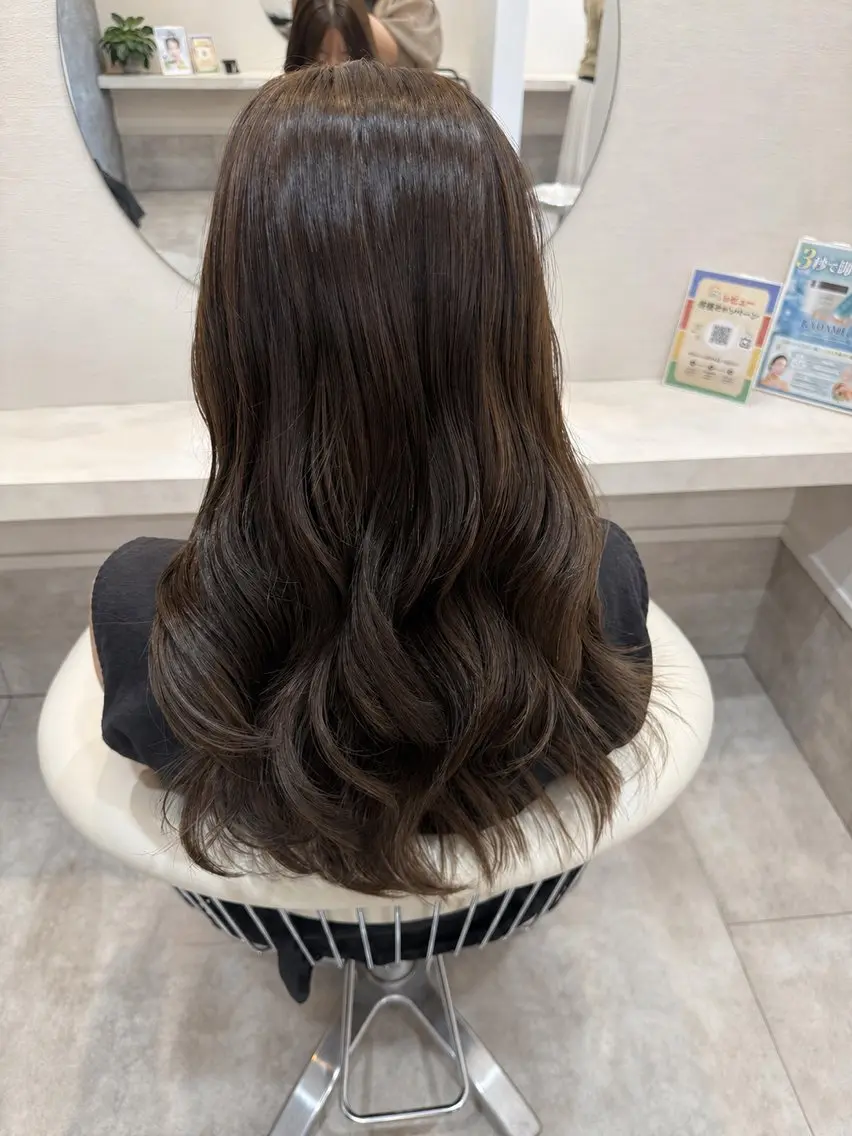 ロング 韓国風ヘア 🌼UNIKAore 窪木莉奈🌼のヘアスタイル