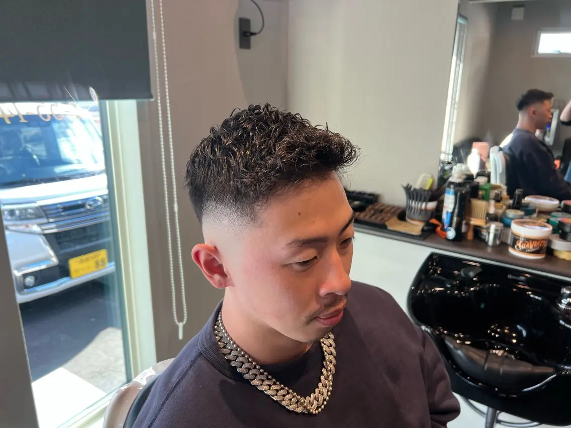 ショート 新宿無料メンズカット 松橋　風弥のヘアスタイル