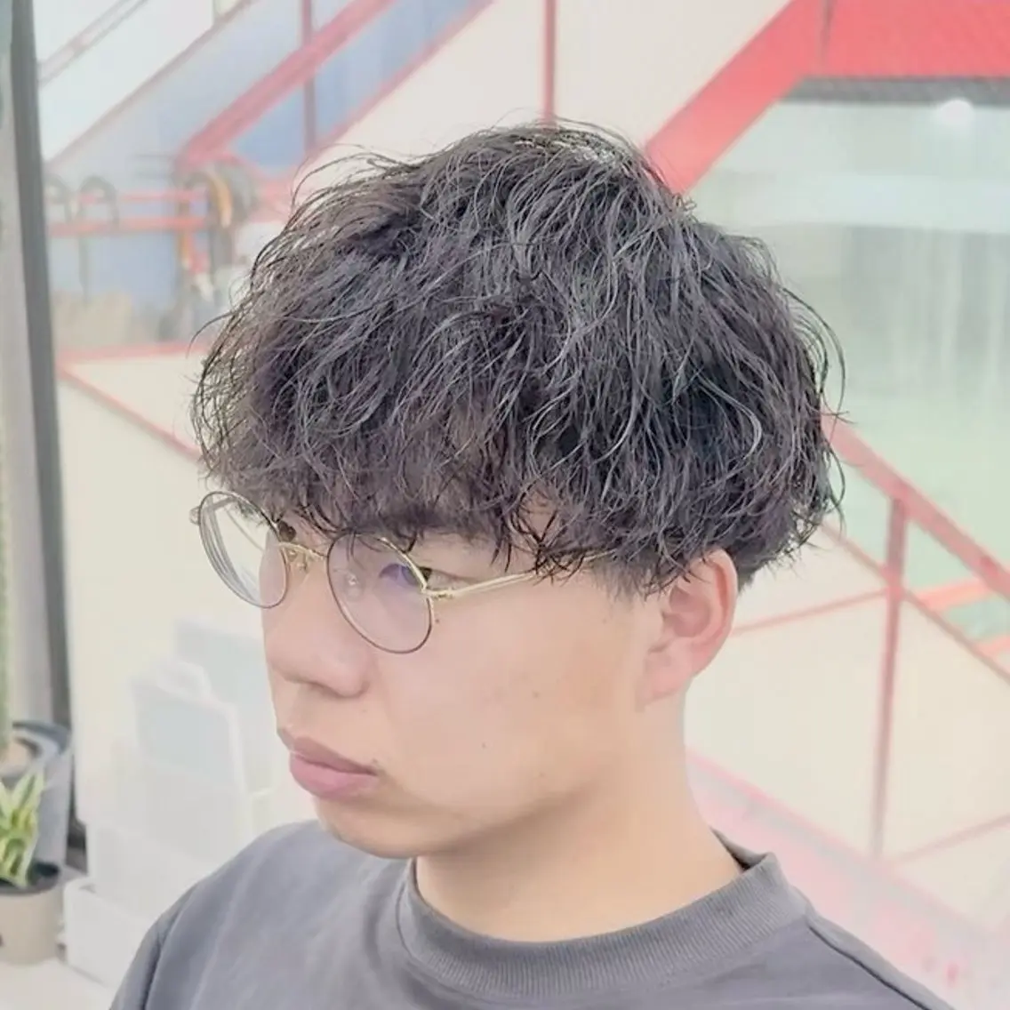 パーマ メンズ 🎩刈り上げ特化🎩 渡邉太耀のヘアスタイル