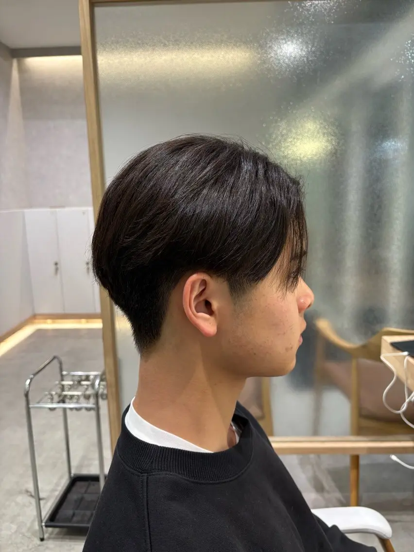 パーマ メンズ カット 縮毛矯正 縮毛矯正& 透明感カラー✨レオのヘアスタイル