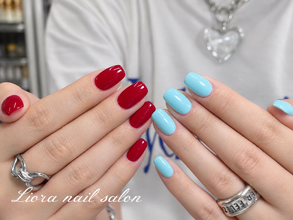 ネイル チークネイル フットネイル フレンチネイル ジェルネイル ガーリー ハンドネイル Liora nailのネイルデザイン