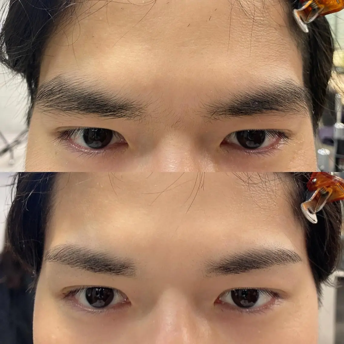 メンズ アイブロウ 眉カット カット ヘッドスパ ヘアセット 半個室メンズ カット🥕羽鳥淳妃のヘアスタイル