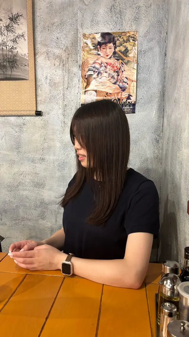セミロング 髙橋 実夢のヘアスタイル