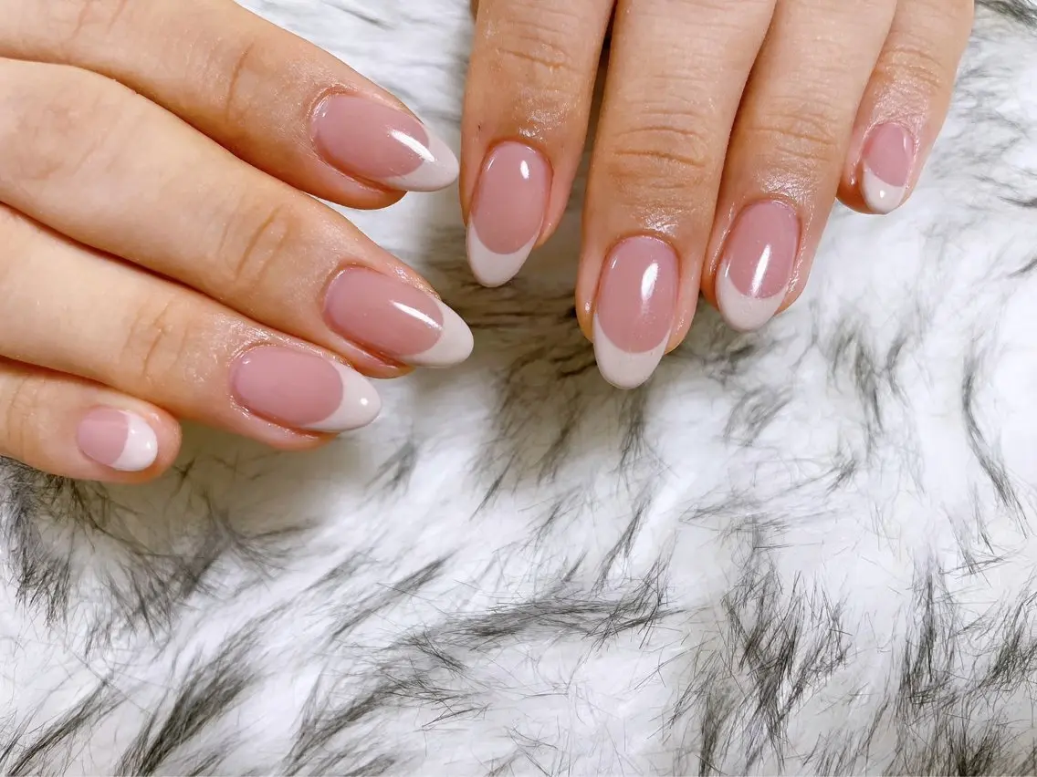 ネイル フレンチネイル ジェルネイル 韓国ネイル メンズネイル パラジェル kiki nail たまプラーザのネイルデザイン