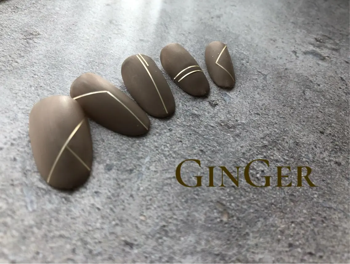 ネイル フットネイル ginger nail&spaのネイルデザイン