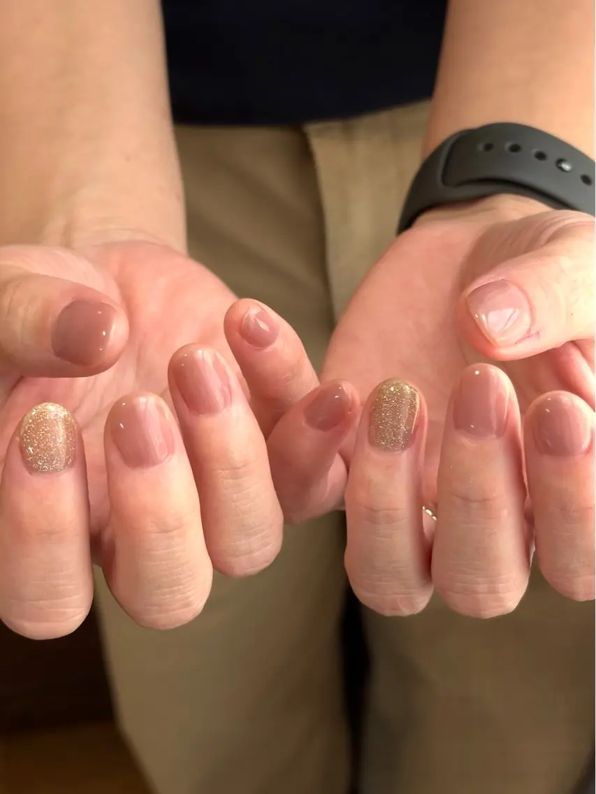 ネイル シンプルネイル ハンドネイル rena nailのネイルデザイン