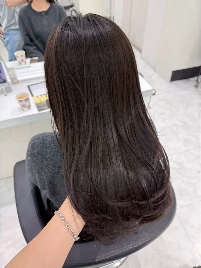ロング カット ヘアカラー トリートメント 透明感🤍×髪質改善 🫧Kaitoのヘアスタイル