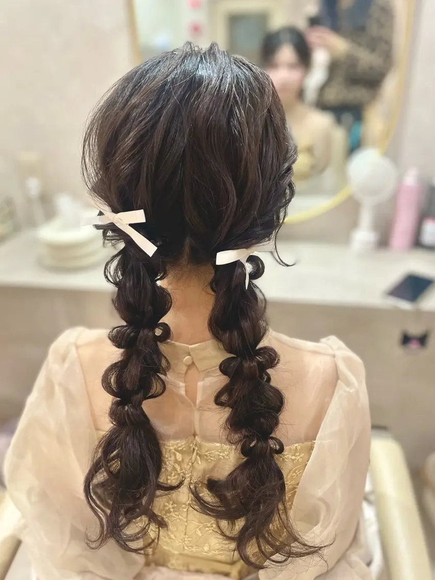 ロング ヘアアレンジ ヘアセット/まつ毛 /YUKIOUA⛄️の眉毛・アイブロウイメージ