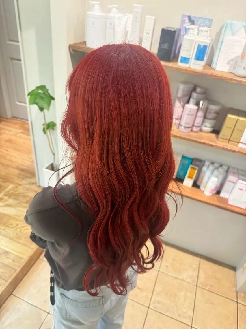 ロング 美髪矯正 KASUMIのヘアスタイル