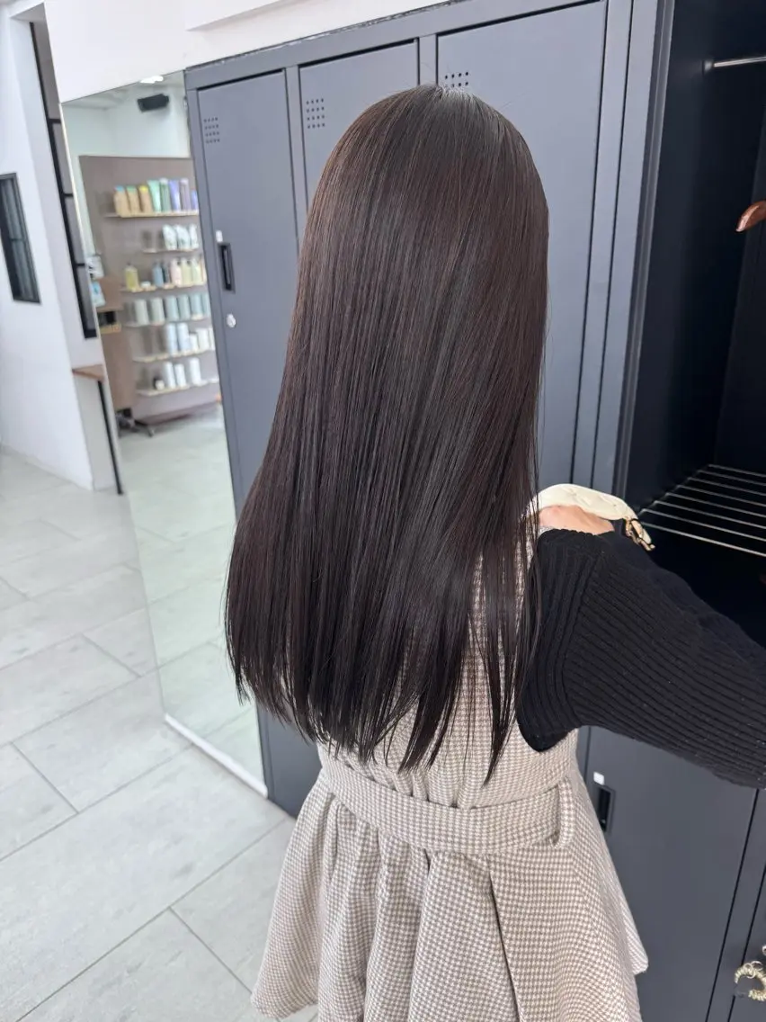 【髪質改善はこちら】髪質改善ストレート＆ヘアエステトリートメント】の写真