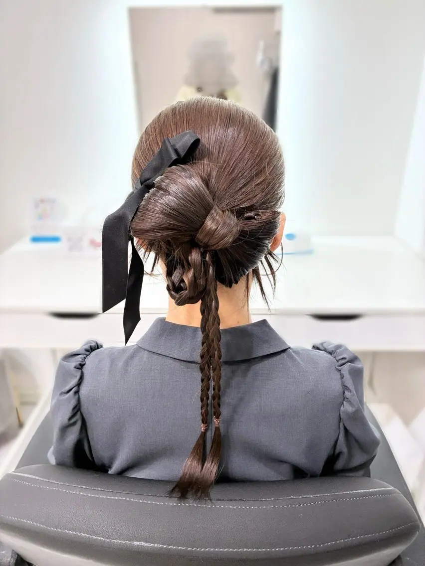 ロング ヘアアレンジ ヘアセット ヘアセット専門店 Rのヘアスタイル