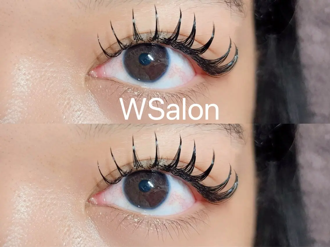 マツエク・マツパ フラットラッシュ W Salon アイラッシュのマツエク・マツパデザイン