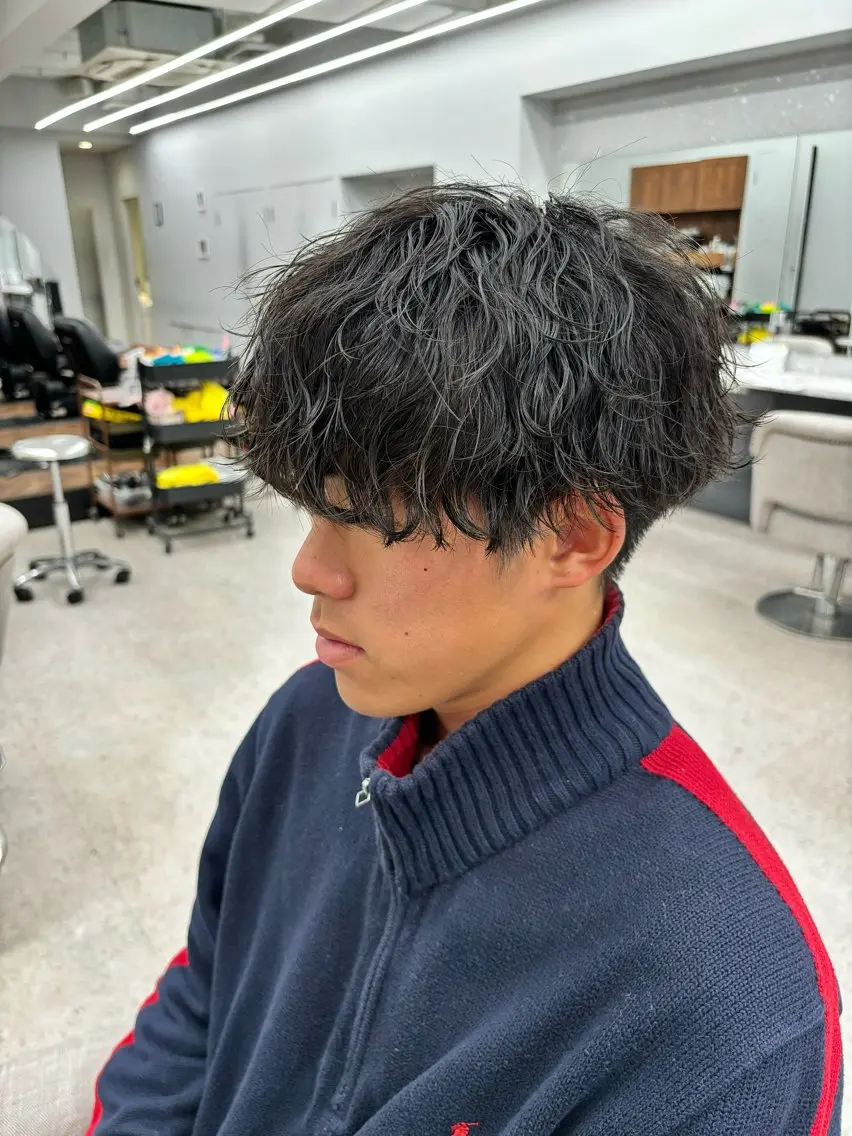 パーマ メンズ カット パーマ 🍐シャドウパーマ メンズ特化/守岡🍐のヘアスタイル