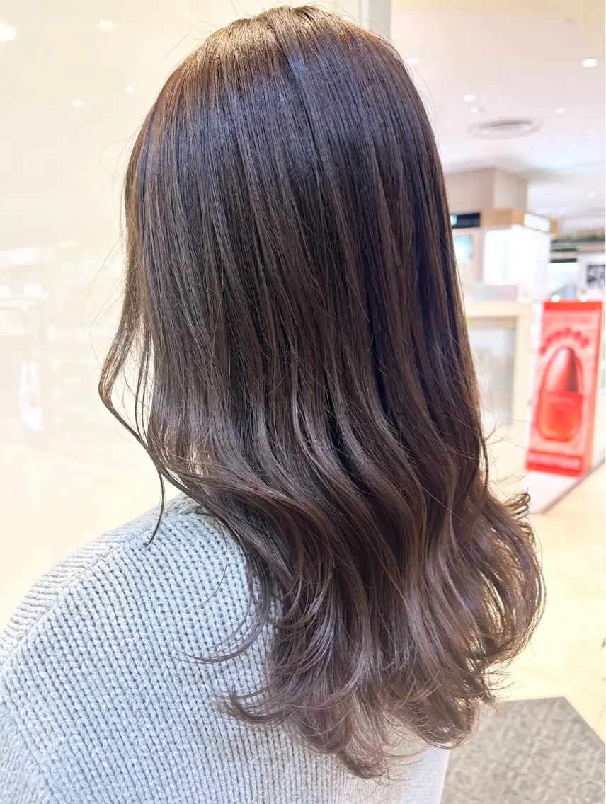 ロング カラー 縮毛矯正/髪質改善/ 艶髪ササキナツミのヘアスタイル