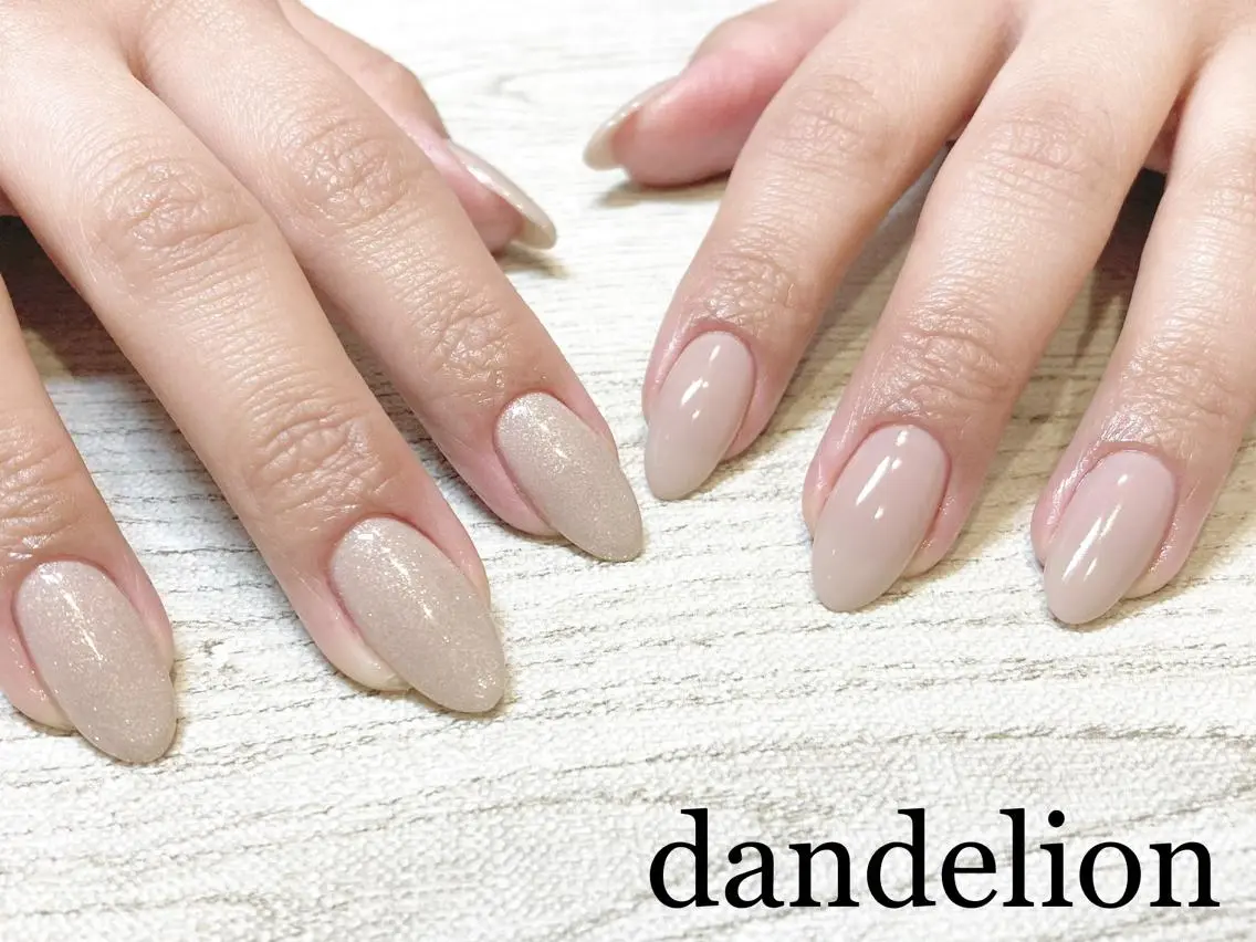 ネイル ハンドネイル ハンドケア dandelion ダンデライオンのネイルデザイン