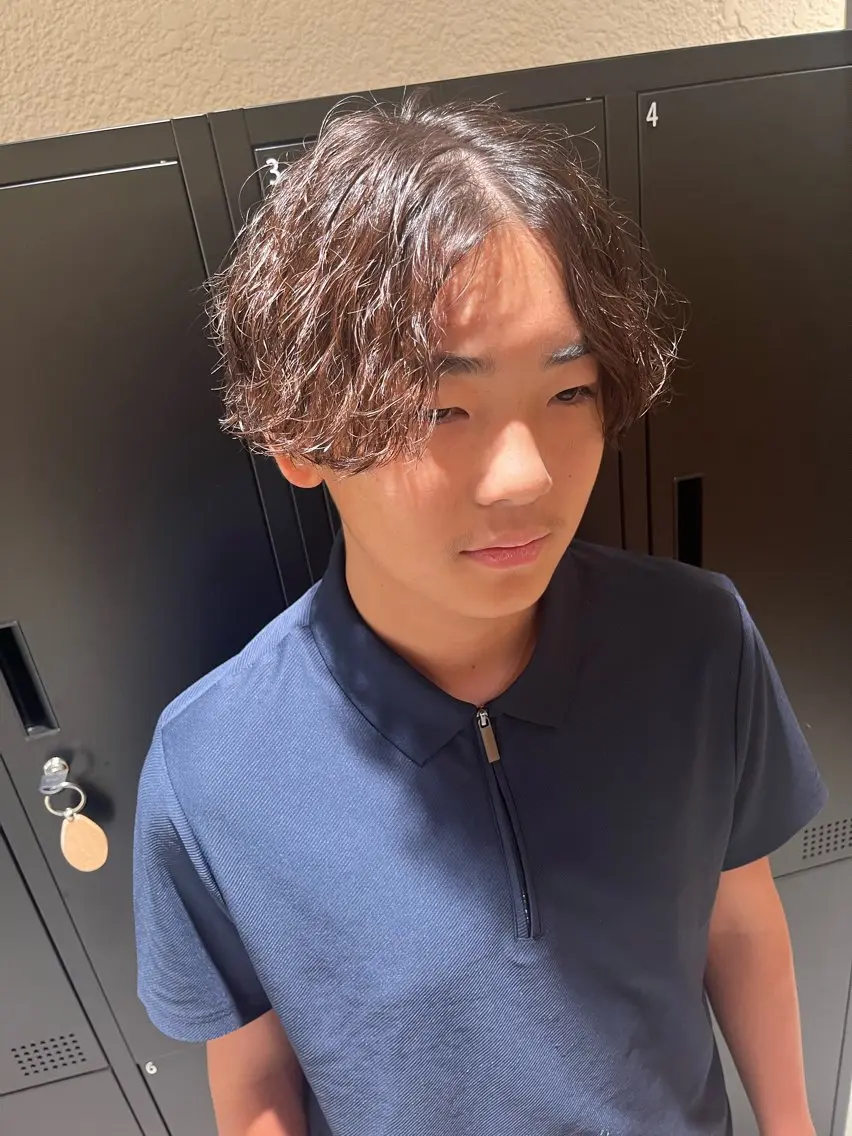 メンズ カット パーマ 🏅EIGHT難波/ 【店長】タモツのヘアスタイル
