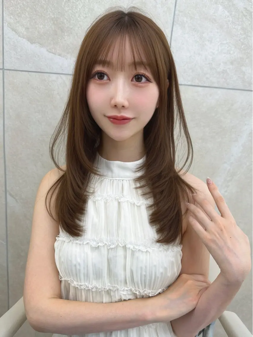ロング カット 名古屋/レイヤー 島原 由璃のヘアスタイル