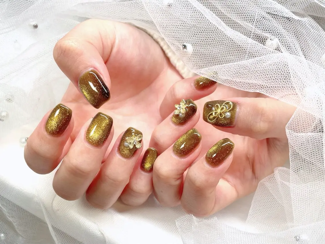 ネイル マグネットネイル ハンドネイル 【新宿】Nail Yamazakiのネイルデザイン