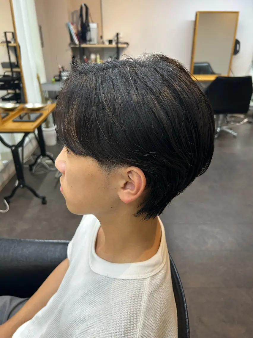 パーマ メンズ 縮毛矯正 flag hair レイナのヘアスタイル