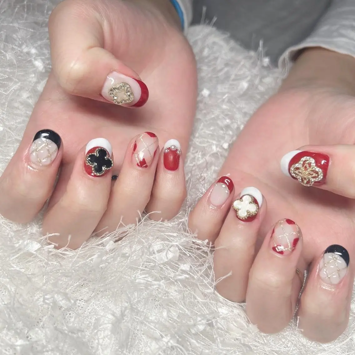 ネイル 長さ出し フレンチネイル ジェルネイル グラデーション 韓国ネイル ハンドネイル Nail&eye Belire 新宿のネイルデザイン