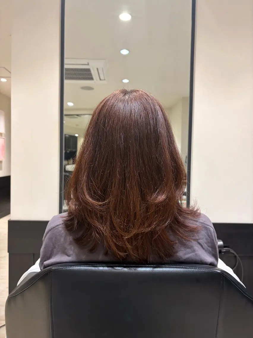 セミロング モデル様募集中 ✂️カギワダのヘアスタイル