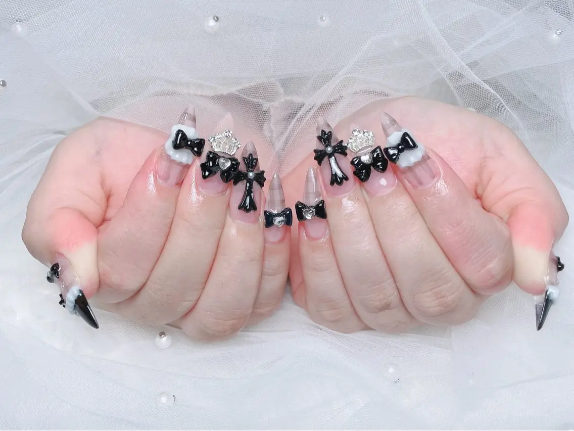 ネイル 長さ出し ジェルネイル 韓国ネイル 持ち込み ワンホンネイル ハンドネイル Sora nail 長さ出し専門店のネイルデザイン