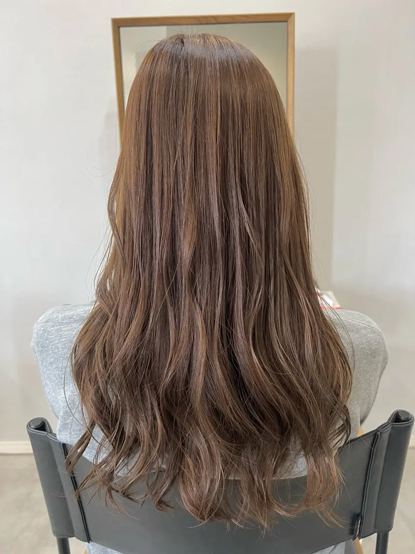 ロング カット ヘアカラー 土田 紘太のヘアスタイル