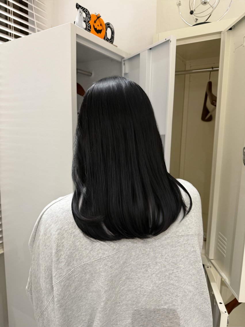 セミロング カラー 透明感カラー ヘアカラー 🪼AYUKA🪼 モデルさん大募集‼️のヘアスタイル