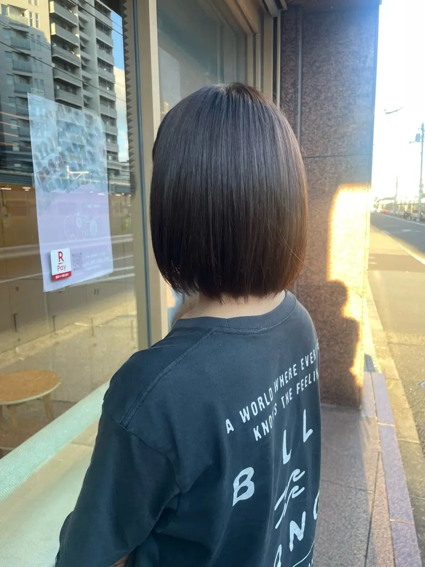 ショート カラー ベージュカラー オリーブベージュ ヘアカラー ヘッドスパ 髪質改善/Bloss om🌷高橋沙衣のヘアスタイル