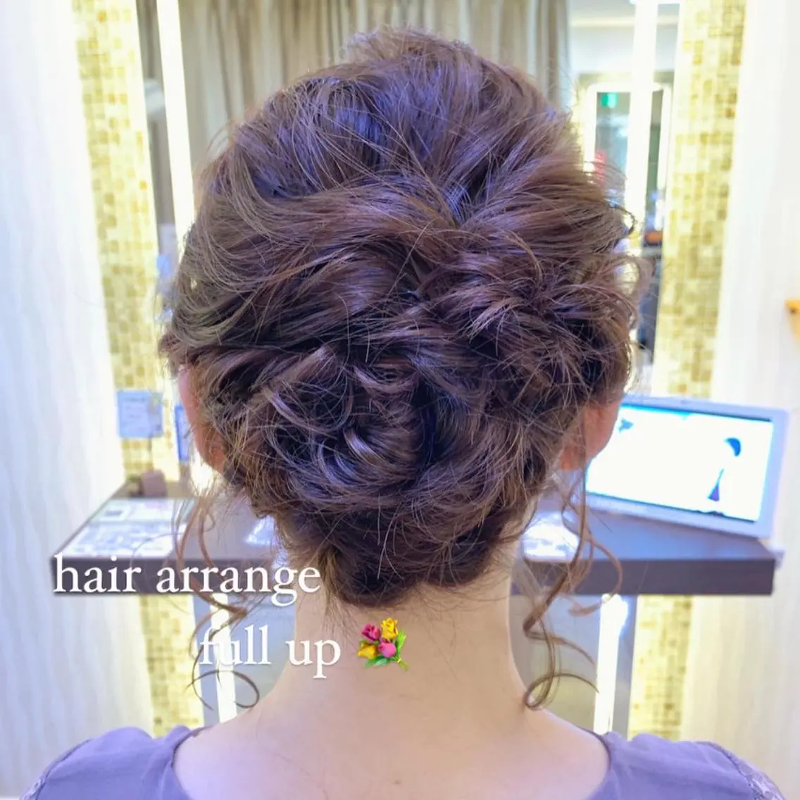 ヘアアレンジ ヘアセット 似合わせカットカラー ♡佐藤捺美のヘアスタイル