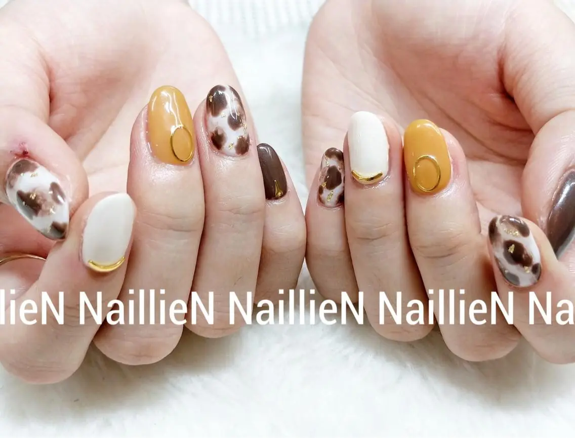 ネイル アニマル柄 Nail lieNのネイルデザイン