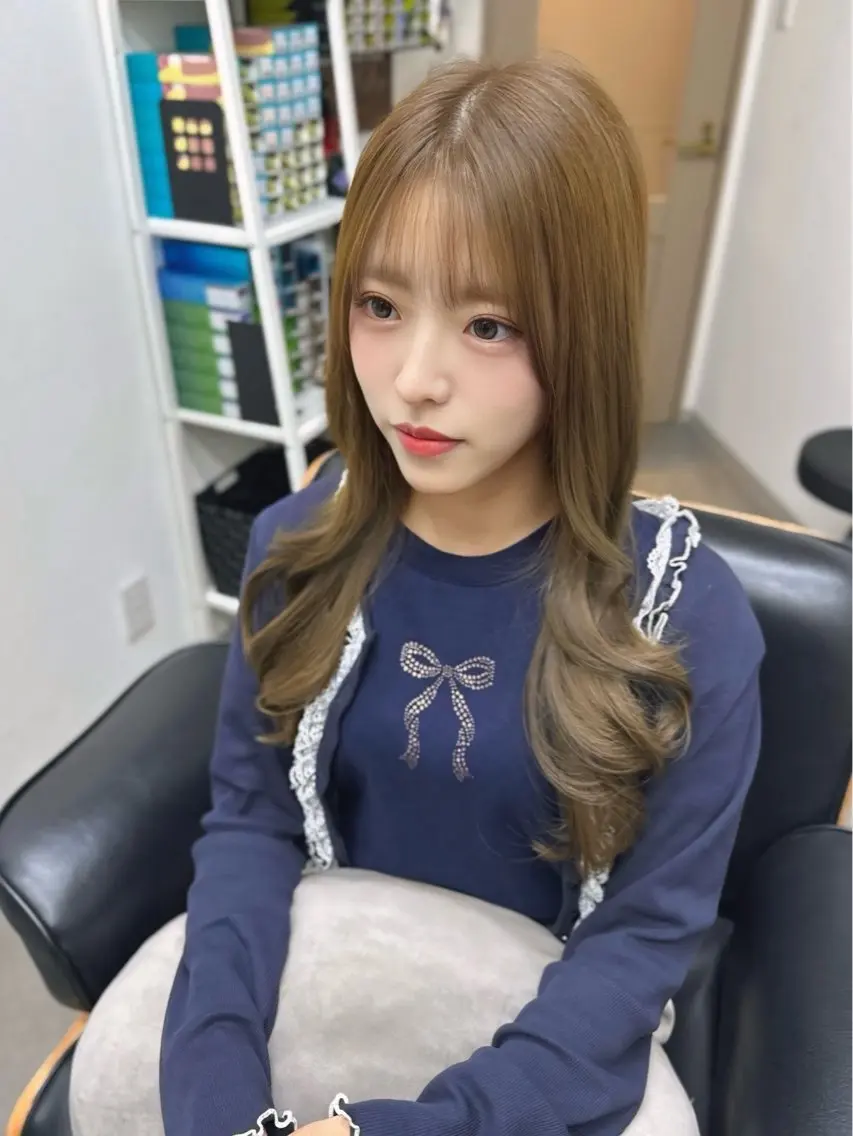 ロング カラー アディクシーカラー イルミナカラー クオルシアカラー 髪質改善 韓国風ヘア カット ヘアカラー トリートメント 艶髪改善師/高橋潤 /縮毛矯正のヘアスタイル