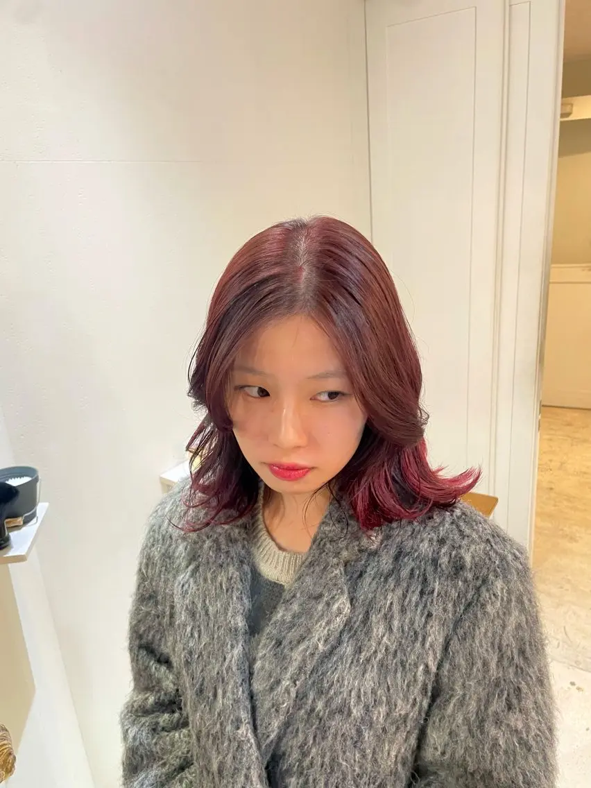 カラー ヘアカラー トリートメント rii 🫧透明感カラーのヘアスタイル