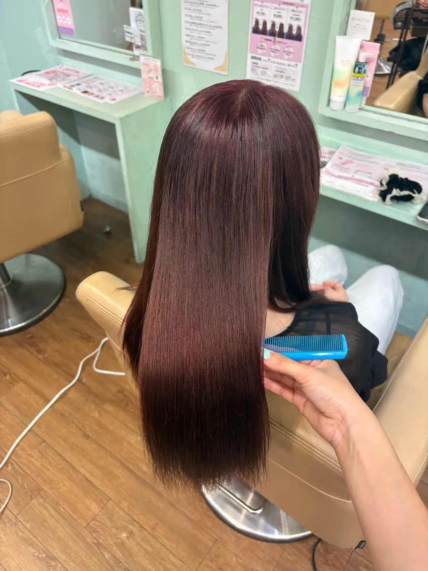 ロング カラー Haruka🕊 透明感カラーのヘアスタイル